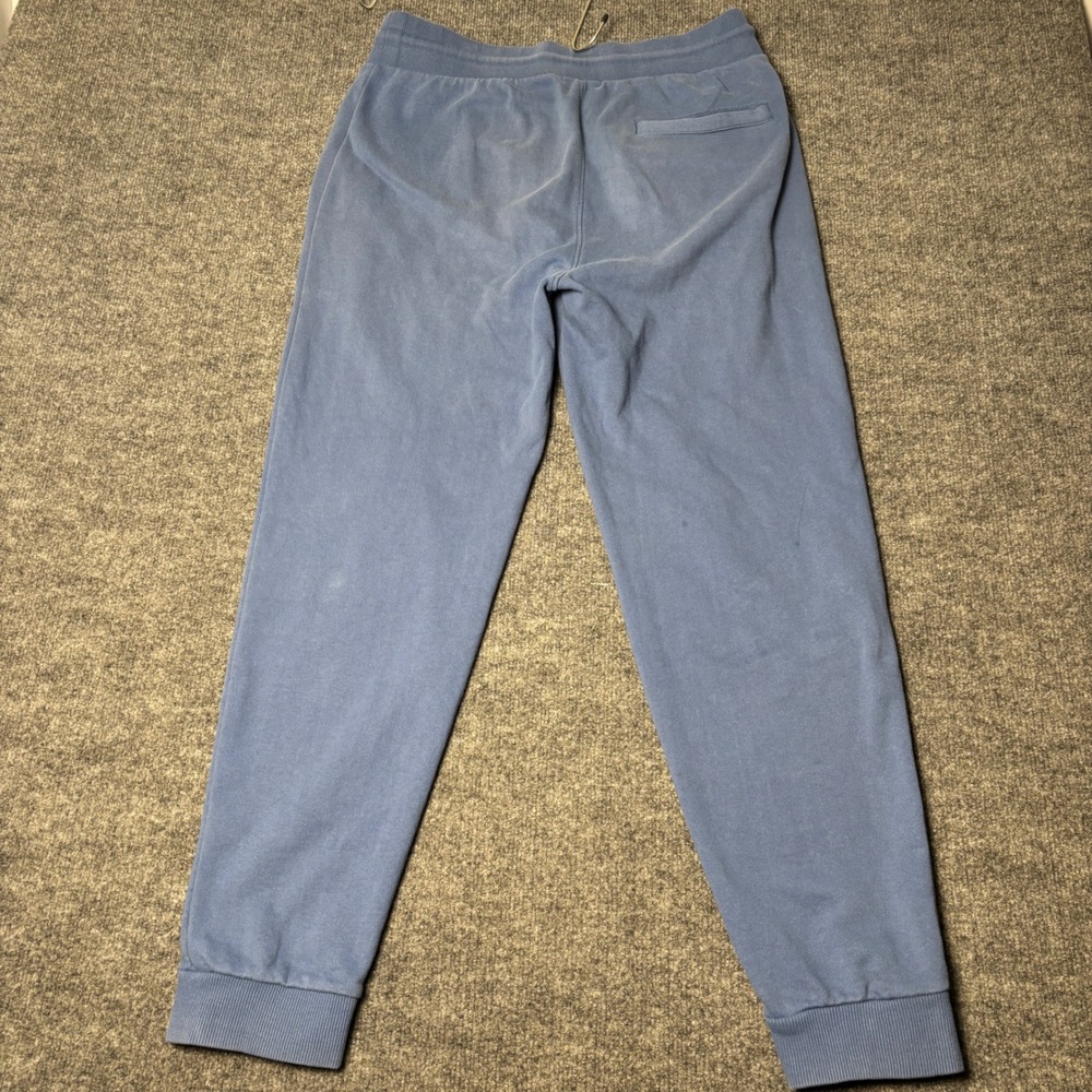True Religion Sweatpants Mens Large Branded Slim Jogger Sky Blue Buddha Logo - Picture 2 of 14